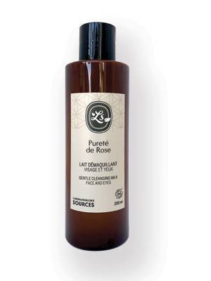 Lait d�maquillant puret� de Rose