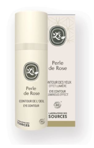 Perle de rose  contour de l